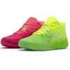 Lamelo Sports Shoes With Shoe Box Lamelo 2023 Ball MB 01 Basketskor Rick Red Green and Morty Galaxy Purple Blue Grey Queen Buzz Melo Sports Trainner Sne