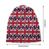 Berets Union Jack flagga från Storbritannien Skallies Beanies Caps Män kvinnor unisex mode vinter varm stickad hatt vuxen rike brittiska motorhuven hattar