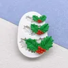 Stampi da forno Agrifoglio Bacca Natale Torta fondente in silicone Cioccolato Caramelle Jello Strumenti per decorare stampi