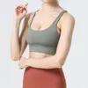 Lu-K Women Cross Back Yoga Sport Bras Sexy Strappy Criss Cross Cropped Bras Padded Cropped Bras Tops Sports Running T-Shirt Yoga Outfit solid color