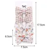 4Pcs/set Floral Print Hair Bow Clips Baby Girls Lace Cotton Linen BB Barrettes Safety Hairpins Korea Kids Headwear Accessories