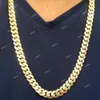 Estilo hip hop 16mm corrente cubana miami novo design charme 10k 14k 18k ouro sólido cubana link corrente jóias finas para decoração