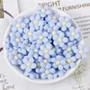 30 st 18mm mix ljus färger hartskomponenter fem-betoning blommor flatback cabochon utsmyckning tillbehör diy hantverk scrapbooking224f