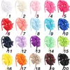 20 pièces / lot Pinwheel bandeaux pour filles enfants à la main plaine dur satin bandeaux avec ruban arcs accessoires de cheveux CX200714271o