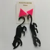 cute acrylic fashion animal black Panther dangle earrings come in for womens jewelry accessories242T