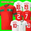 2023 قمصان كرة القدم المغرب 22/23/24 Maillot de foot ziyech boutaib camiseta de futbol boussoufa el ahmadi قميص كرة القدم S-2XL