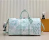 Designer Outdoor Packsbag 2024 Moda Graffiti Travel Tote Bag Clássico Flor Velha + Carta Design Bolsa 001