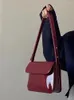 Avondtassen Y2K Vintage Koreaanse elegante rode vierkante tas Esthetische portemonnee Sling schouder Crossbody handtas Portemonnee Messenger Mini Tote Dames