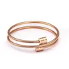 Braccialetti con ciondoli per uomo e donna Braccialetti con braccialetti con maglie a catena in oro rosa tondo semplice moda Braccialetti sportivi Gioielli299l