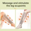Foot Massager Leg Electric Calf Muscle Massage Machine With Pneumatic Compression Heating Vibrator Pressotherapy Pain Relief 231216