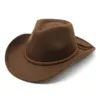 Beanie Skull Caps Four Season En Men Cowboy Hats flätade remmar Design Western 57 58cm utomhus Male Cool Horse Riding Boy NZ0051 231216