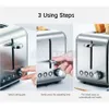 Köksbrödstillverkare YouPin Deerma Bröd Bakningsmaskin Electric Toaster Hushåll Automatisk frukosttillverkare Värmhet Kök Grill Oven 231216