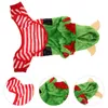 Vêtements pour chiens Costume de Noël Elf Fantaisie Cosplay Outfit Fête de Noël chaude