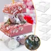 Cake Tools Clear Acrylic Fillable Cake Display Board Cake Edge Smoother Scraper Decor Baking Tools Acrylic Fillable Cake Stand Tools 231216
