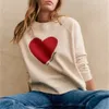 2024SS Yeni Sezane Designer Sweatshirt Moda Hoodie Klasik Aşk Baskılı Uzun Kollu Kazak Kadın Giysileri S-L
