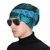 Bérets Octopus sur damassé-chapeau en tricot édition vert/bleu casquettes tactiques militaires Rave casquette de Baseball pour hommes et femmes