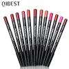 Lip Gloss Qi 12 Colors Lip Lip Liner Pencil Sets عارية Lipliner مقاومة للماء طويلة الأمد Lipstick Lipstick Professional Makeup Kit Pencil 231216