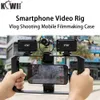 Andere AV-accessoires Smartphone Video Rig Mobiele telefoon Stabilisator Handheld Statiefbevestiging Handgreep Filmmaken Vlog Schieten Case voor iPhone Android 231216