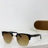 Novo design de moda óculos de sol olho de gato 805-K acetato e armação de metal lentes redondas simples e estilo popular versátil ao ar livre óculos de proteção UV400