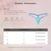 Men's Swimwear Mens Lingerie See Through Mesh G-String Thong Briefs Panties Bulge Pouch Low Rise T-Back Thongs Underwear Tempting Underpants