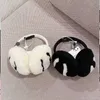 Cache-oreilles d'hiver cache-oreilles de luxe femmes hommes chauds cony cheveux cache-oreilles designer classique en peluche laine f1UX #