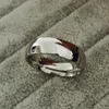 Classique véritable couleur or blanc 8mm titane acier femmes hommes bague en argent de mariage de qualité supérieure ne se décolore pas amoureux bijoux de mariage2648