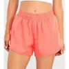 Nowy moda Lulus Yoga Shorts Women Women Yoga Dutfits High Talle Shorts Ćwiczenia Krótkie spodnie Fitness Under Girls Bieganie aktywne szorty Ela