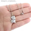 Pendant Necklaces Fashion Westie West Highland Dog Puppy Pendant Necklace For Women Men Stainless Steel Chain Dog Mom r Necklace JewelryL231218