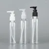 Storage Bottles Clear 120ML 150ML 200ML X 30 Liquid Soap Dispenser Plastic Bottle With Bayonet Pump Cosmetic PET Container
