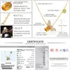 Pendant Necklaces LAMOON Bee 925 Sterling Silver Necklace Natural Citrine Gemstone Necklaces 14K Real Gold Plated Chain Pendant Jewelry LMNI015L231218