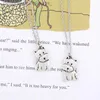 Pendant Necklaces Fashion Westie West Highland Dog Puppy Pendant Necklace For Women Men Stainless Steel Chain Dog Mom r Necklace JewelryL231218
