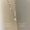 Pendentif Colliers Zircon Brillant Collier Pour Femmes 2023 Tempérament Collier Bijoux De Mariage Cadeaux