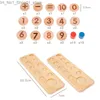 Sortera häckning Stacking Toys Ten Frames Board Counting Peg Children Math Toy Kindergarten Förskola Lärarhjälpmedel Montessori Education Q231218