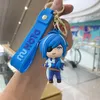 Designer Keychain Boy Girl Keychain Silicone Soft Secondary Character Keychain Pendant Jewelry Fashion Game Bambola Regalo per compleanno