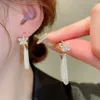 Dangle Earrings Luxury Dazzling Zircon Stone For Women Elegant Butterfly Daily Wear Accessories Romantic Tassel Jewelry Wholesale