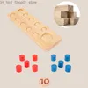 Sortera häckning Stacking Toys Ten Frames Board Counting Peg Children Math Toy Kindergarten Förskola Lärarhjälpmedel Montessori Education Q231218