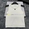 ラインストーンネックタンクトップ女性クイック乾燥ベストサマースポーツTシャツデザイナーニットティー