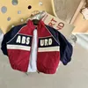 Giubbotti Autunno Giacca da baseball rossa Cappotto Grandi bambini Adolescenti Abiti di moda per ragazze Ragazzi Cardigan da 4 a 12 bambini Capispalla Cappotti 231218