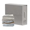 Förvaringspåsar vikbara lakan arrangör och bärbar under sängkläder tyglåda för garderobsskåp