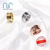 S925 Sterling Silver Ring Brand Zero Ring Spring Anello Spring Luxury Original Design Aniversary Party for Women Lovers con 210924308T