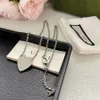 Naszyjnik wiszący serce projektant dla kobiet srebrny naszyjnik vintage prosty biżuteria naszyjnik luksusowy styl litera akcesoria prezentowe