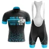 Zestawy 2024 Urodzone, aby jeździć na rowerze Jersey Set Summer Mountain Bike Odzież Pro rowerowe rowerowe koszulki sportowe MAILLOT ROPA