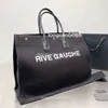 ysles ysaint river Gauche Tote Bagsデザイナーバッグバージョン女性のユニバーサルポータブルシンプルワンショルダーキャンバスガールファッション最高品質ハンドバッグ