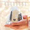 Parti Dekorasyonu 30 PCS Angel Keychain Hatıra Düğün Hediyeleri Bebek Duş Seti Tag Drawstring Candy Bag ile Set