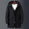 Men's Down Parkas Winter Jackets Men White Duck Warm Hooded Long Down Jackets Autumn Casual Top Parka Male Black Fluffy Coat Beige Yellow 231218