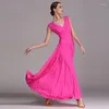 Stage Wear Sexy Ballroom Dance Dress For Woman Waltz Tango Dresses Standard Foxtrot Dancewear Ladies Modern Performance Costumes