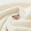 Couvertures Emmaillotage bébé hiver couverture pour né né Swaddle poussette infantile couche jeter couverture polaire literie bébé accessoires couvre-lit 231218