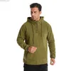 Taktische Jacken Herren US Militär Taktische Jacke Winter Thermo Fleece Reißverschluss Outdoor Sport Kapuzenmäntel Winddicht Wandern Outdoor Armee JackenL231218