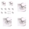 Charms 100Pcs/Lot Sier Plated Paw Print Charms Pendant Dangle Beads For Bracelet Diy Jewelry Making Findings 38X21Mm Drop Delivery Jew Dhhc5