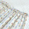Kvinnors sömnkläder shorts pyjama set för sommar kortärmad cool känsla bomull blommig tvådelar pyjamas hemkläder